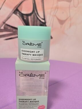 The Crème Shop Overnight Lip Therapy Masque - Mint